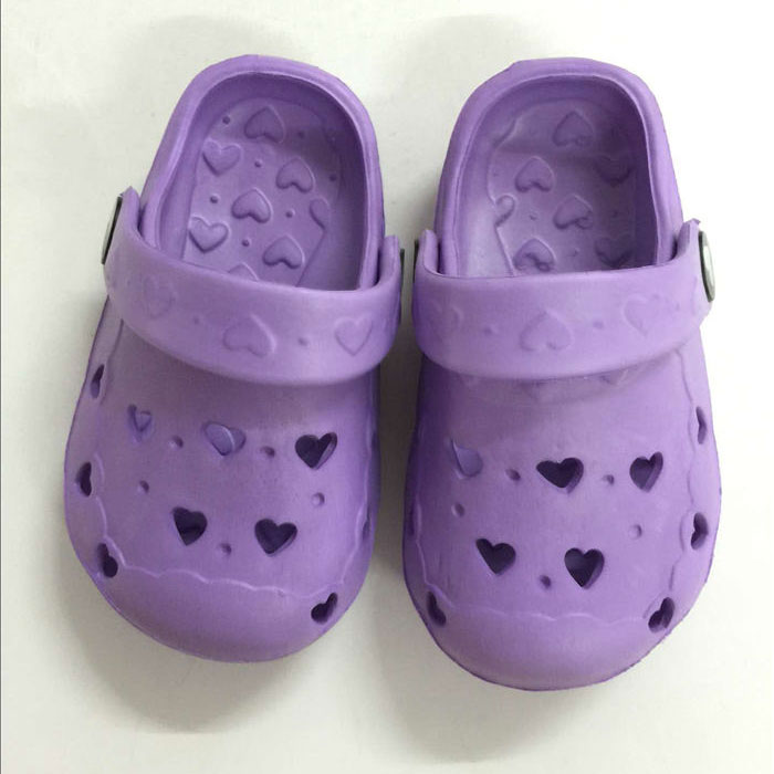 Non-slip Purple Kid's EVA Clogs