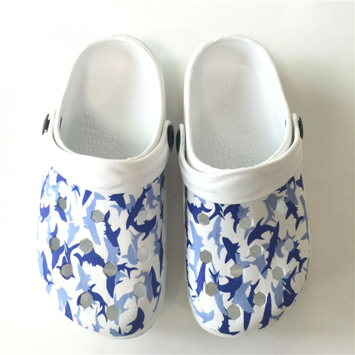 Animal Flowers Print EVA Clog Slippers