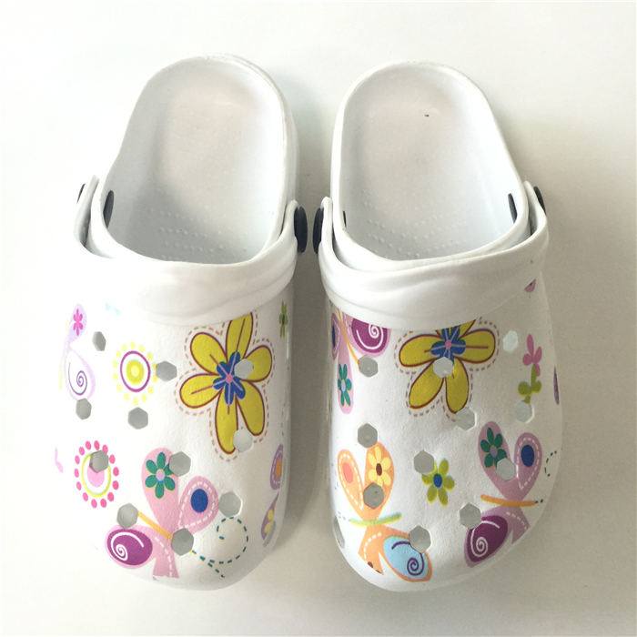 Animal Flowers Print EVA Clog Slippers
