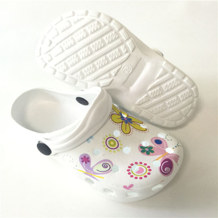 Animal Flowers Print EVA Clog Slippers