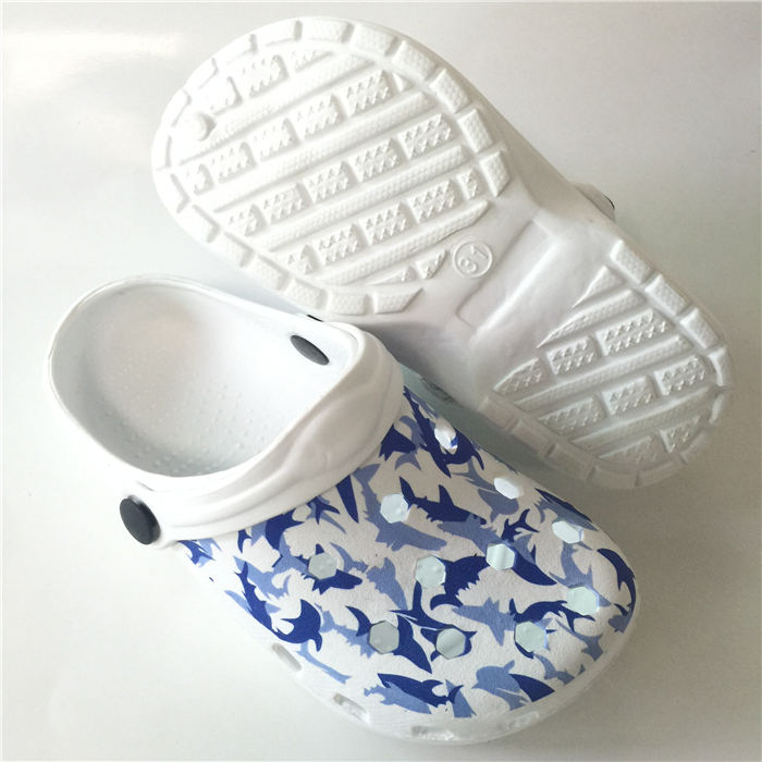 Animal Flowers Print EVA Clog Slippers
